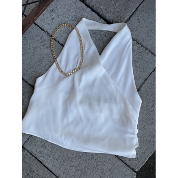 Blusa Acetinada Ravena